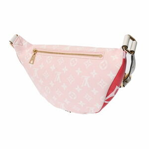 Louis Vuitton Canvas Giant Red Bag Pink Monogram Bum